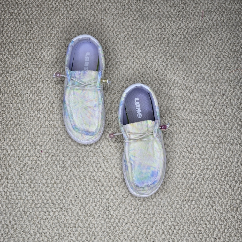 Lamo Tie Dye Moccasins Slip-On Shoes 3Y